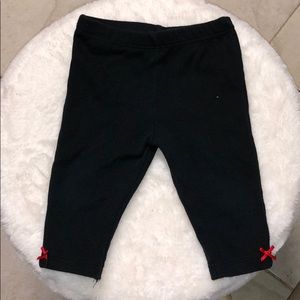 Baby girl black leggings